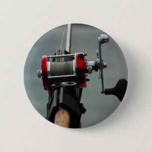 Badge Rond 5 Cm Parti Pêcher