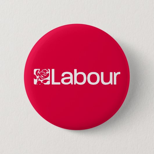 Badge Rond 5 Cm Parti travailliste R-U (Devant)