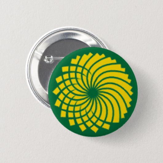 BADGE ROND 5 CM PARTI VERT (Devant & derrière)