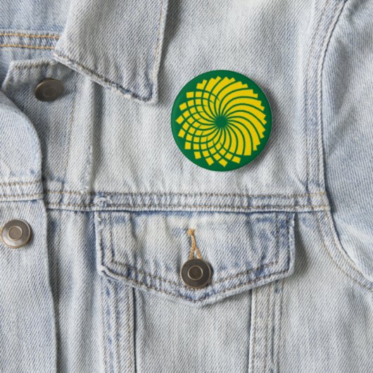 BADGE ROND 5 CM PARTI VERT (En situation)