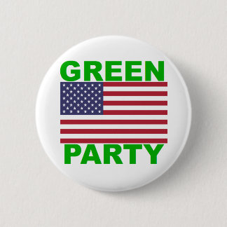 Badge Rond 5 Cm Parti Vert Etats-Unis