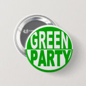 Badge Rond 5 Cm Parti Vert Etats-Unis (Devant & derrière)