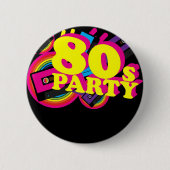 Badge Rond 5 Cm partie 80s (Devant)