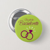 Badge Rond 5 Cm Partie de Bachelorette (Devant & derrière)