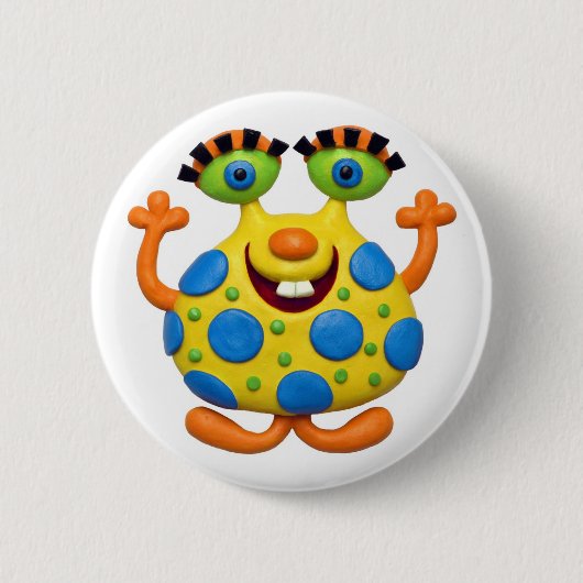 Badge Rond 5 Cm Partie de monstre (Devant)