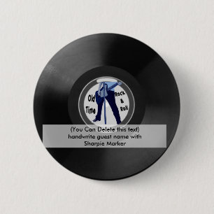 Badge Rond 5 Cm Partie de petit pain de la roche n de faveurs