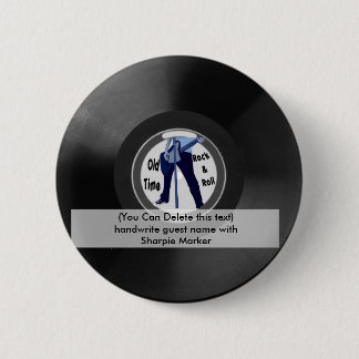 Badge Rond 5 Cm Partie de petit pain de la roche n de faveurs