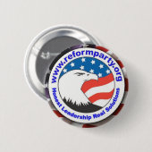 Badge Rond 5 Cm Partie Eagle 3 de réforme (Devant & derrière)