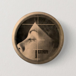 Badge Rond 5 Cm Partie latérale de fille de cc