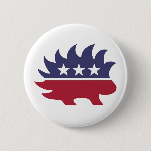 Badge Rond 5 Cm Partie libertaire (Devant)