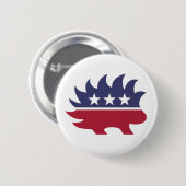 Badge Rond 5 Cm Partie libertaire (Devant & derrière)
