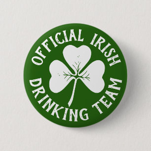 Badge Rond 5 Cm Partie potable irlandaise officielle de Jour de la