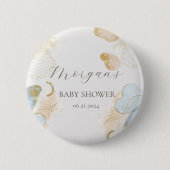 Badge Rond 5 Cm Parties scintillant magique Abstrait Baby shower M (Devant)