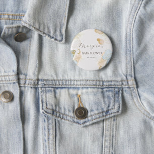 Badge Rond 5 Cm Parties scintillant magique Abstrait Baby shower M
