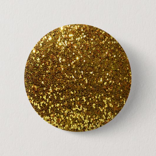 Badge Rond 5 Cm Parties scintillant or (Devant)