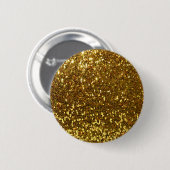 Badge Rond 5 Cm Parties scintillant or (Devant & derrière)