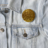 Badge Rond 5 Cm Parties scintillant or (En situation)