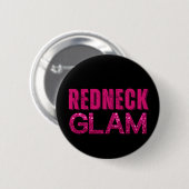 Badge Rond 5 Cm Parties scintillant rose glam (Devant & derrière)