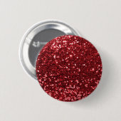 Badge Rond 5 Cm Parties scintillantes rouges de Faux (Devant & derrière)