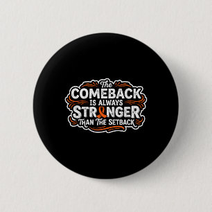 Badge Rond 5 Cm Partisan de la sensibilisation au cancer de la leu