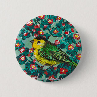 Badge Rond 5 Cm Paruline Wilson