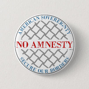 Badge Rond 5 Cm Pas d'amnistie