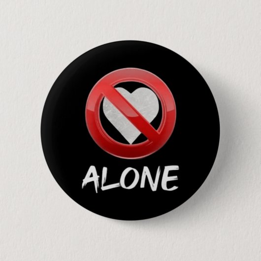 Badge Rond 5 Cm Pas d'amour (Devant)