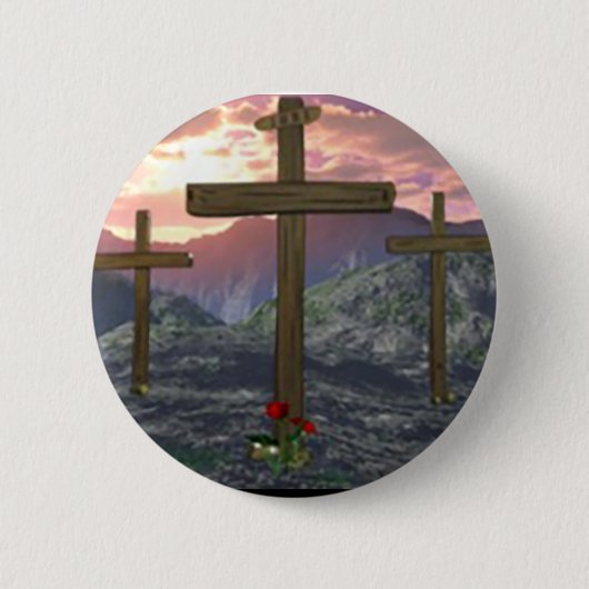 Badge Rond 5 Cm Pas d'amour plus grand (Devant)
