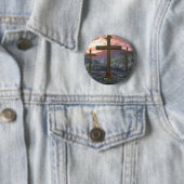 Badge Rond 5 Cm Pas d'amour plus grand (En situation)
