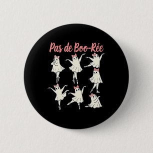 Badge Rond 5 Cm Pas De Boo-rée Ballet Coquette Danseuse Ghost Éffr