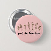 Badge Rond 5 Cm pas de Bourree (Devant & derrière)
