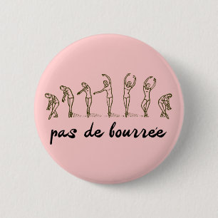 Badge Rond 5 Cm pas de Bourree