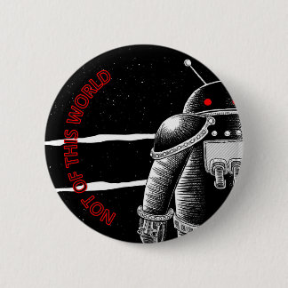 Badge Rond 5 Cm Pas de ce monde