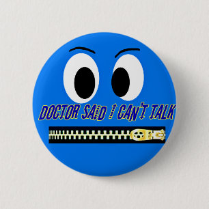 Badge Rond 5 Cm Pas de discussion !_Button