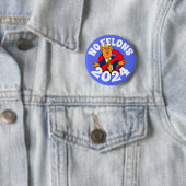 Badge Rond 5 Cm Pas de Felons 2024 (En situation)