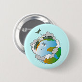 Badge Rond 5 Cm Pas de guerre ! (Devant & derrière)