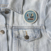 Badge Rond 5 Cm Pas de "I" dans le déni (En situation)