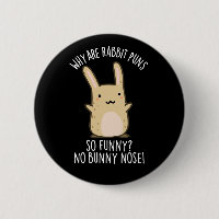 Pas de lapin Nez Funny Rabbit Puns Dark BG