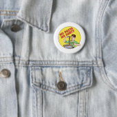 Badge Rond 5 Cm Pas de pâtes Pas de fête (En situation)