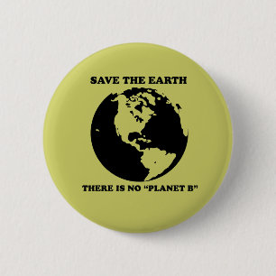 Badge Rond 5 Cm Pas de planète B