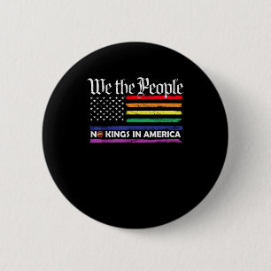 Badge Rond 5 Cm Pas de rois en Amérique Création de design We The