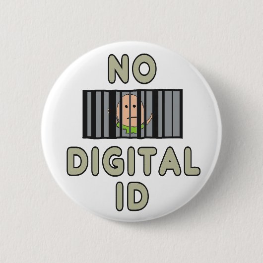 Badge Rond 5 Cm Pas d'ID numérique (Devant)