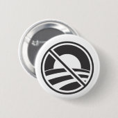 Badge Rond 5 Cm Pas d'Obama (Devant & derrière)