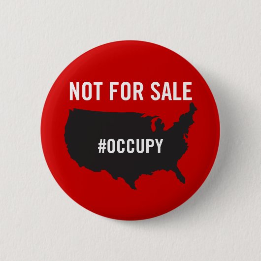 Badge Rond 5 Cm Pas en vente - occupez Wall Street - nous sommes (Devant)