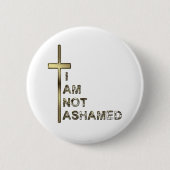 Badge Rond 5 Cm Pas honteux (Devant)