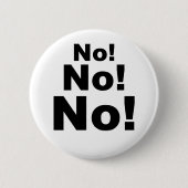 Badge Rond 5 Cm Pas pas non ! (Devant)