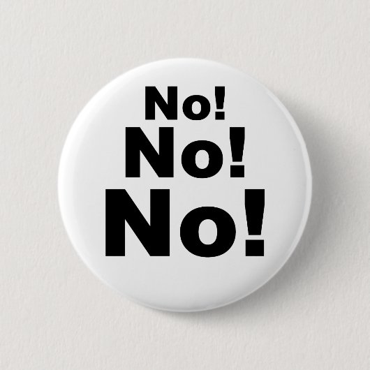 Badge Rond 5 Cm Pas pas non ! (Devant)