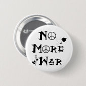 Badge Rond 5 Cm Pas plus de guerre (Devant & derrière)