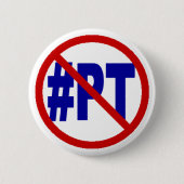 Badge Rond 5 Cm Pas plus de #PT (Devant)