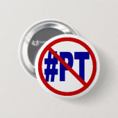 Badge Rond 5 Cm Pas plus de #PT (Devant & derrière)